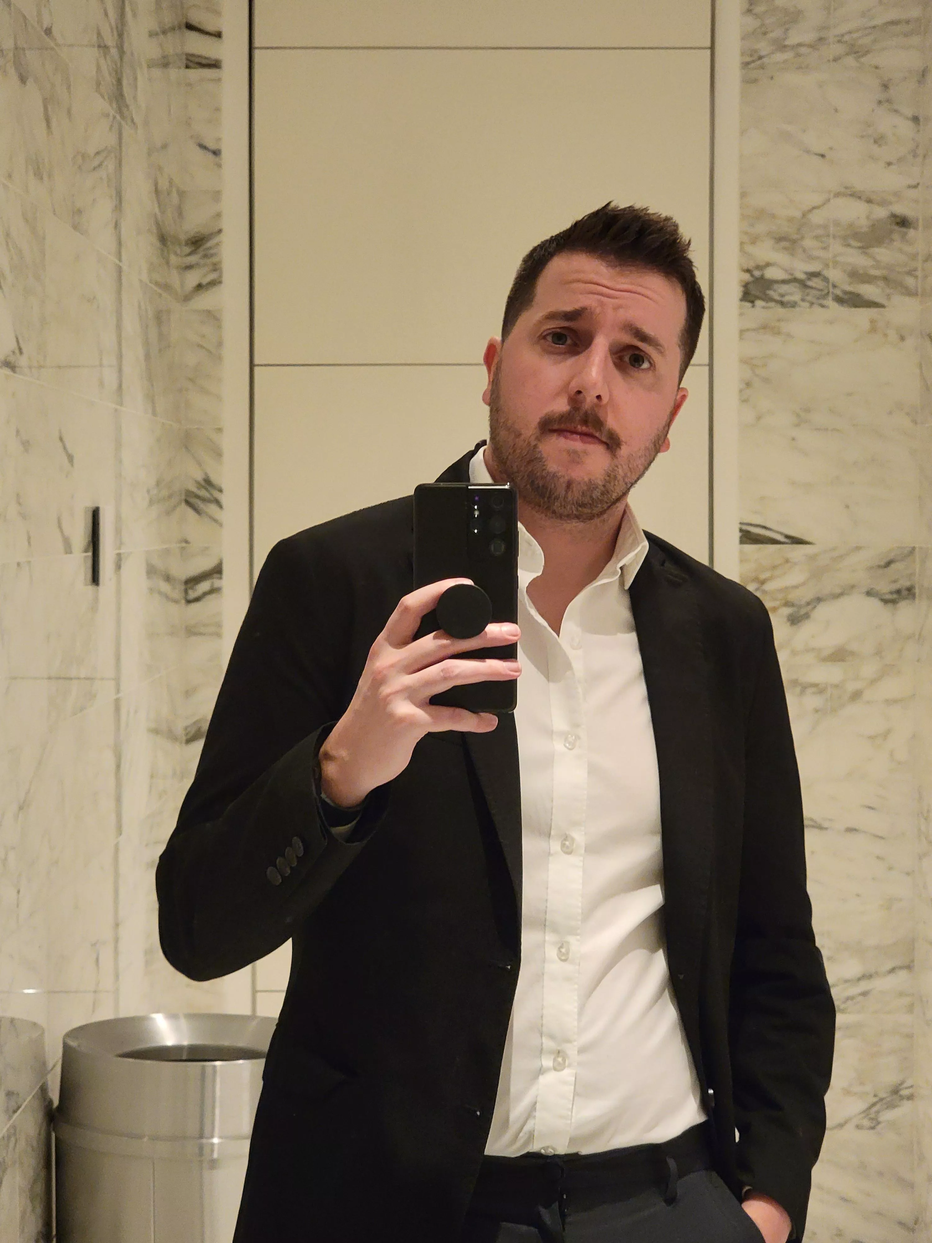 Sorry for the mirror face