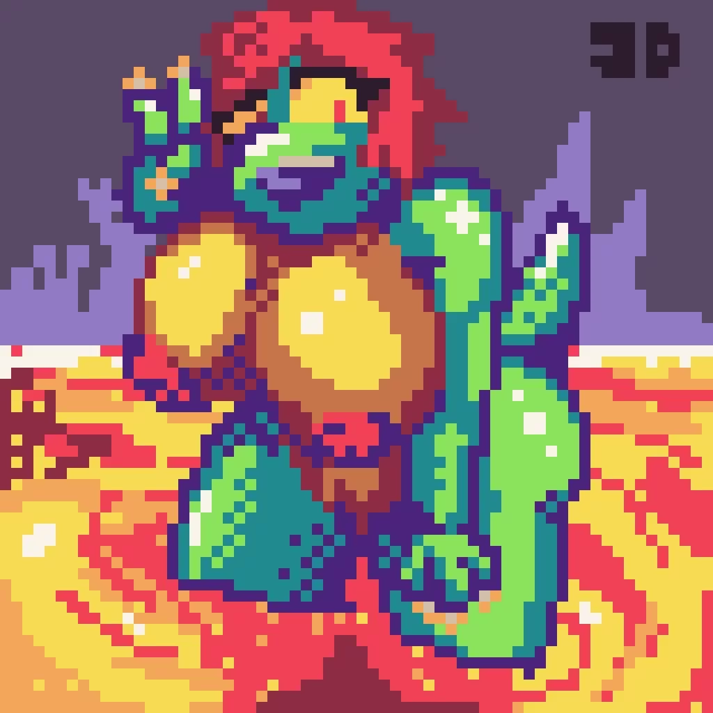 Standing in lava [f](OC)