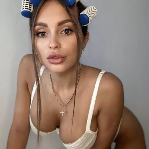 This morning I decided to curl your hair for you