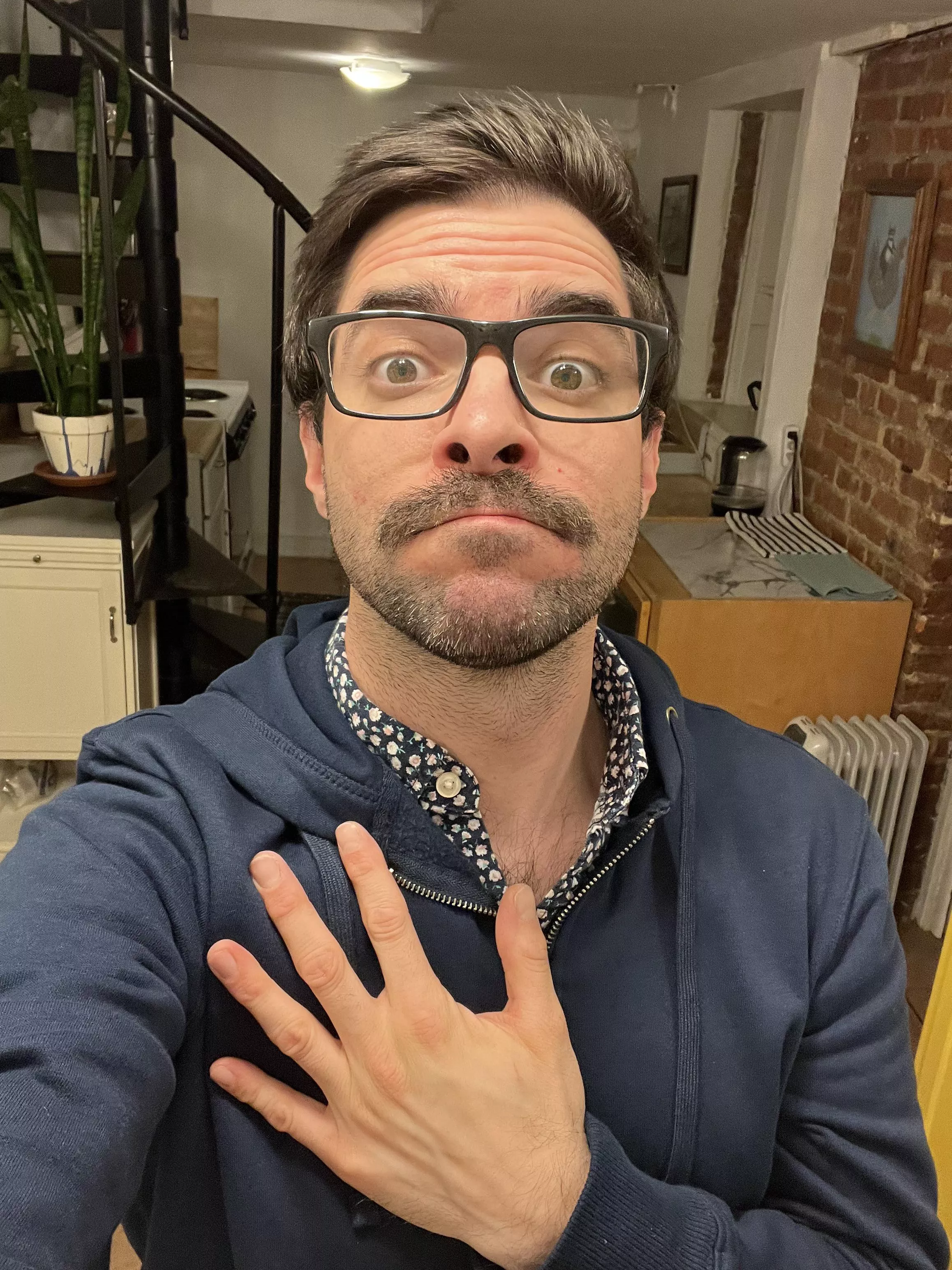 Todays segment on <posing for no reason>