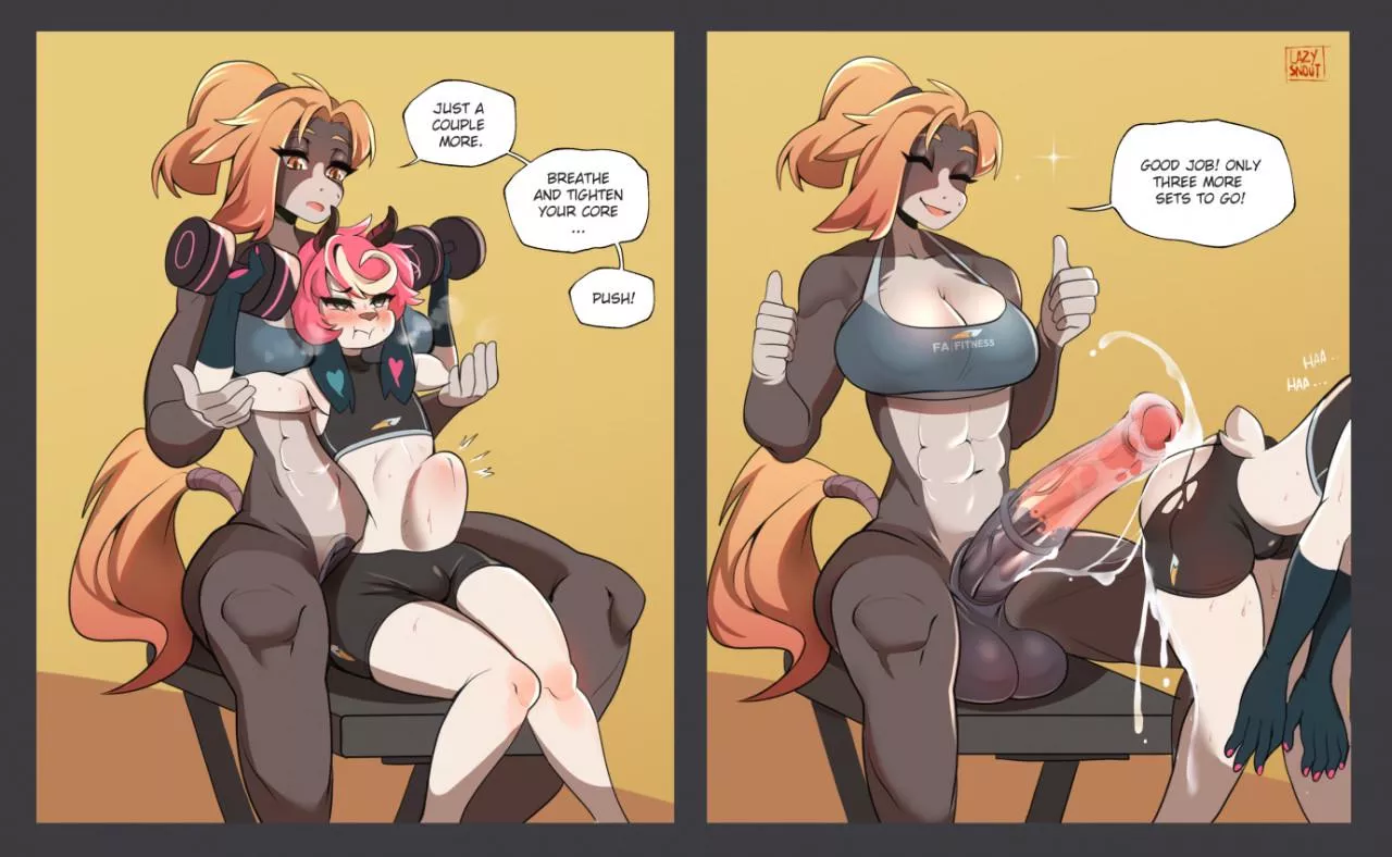 Training with Shari [HM] (LazySnout)