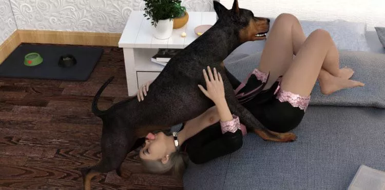 “Very important to suck the doggos cock and make him cum before letting him knot. Otherwise their pent up doggie seeds are way too much to handle after their knot is fixed.. [Joker]”