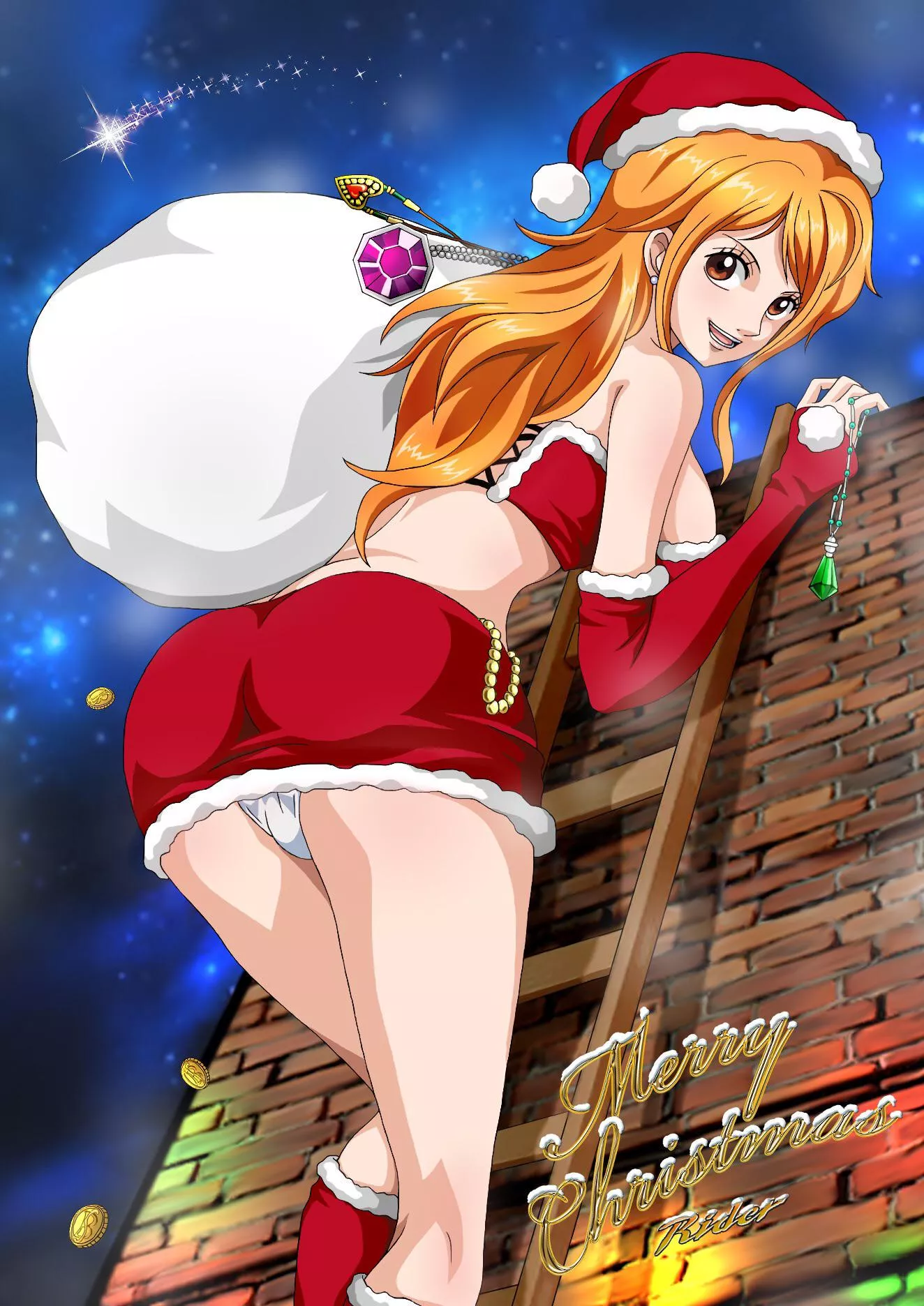 What would you ask Nami as the Santa Claus? She fulfill all of your wishes ❤️‍🔥