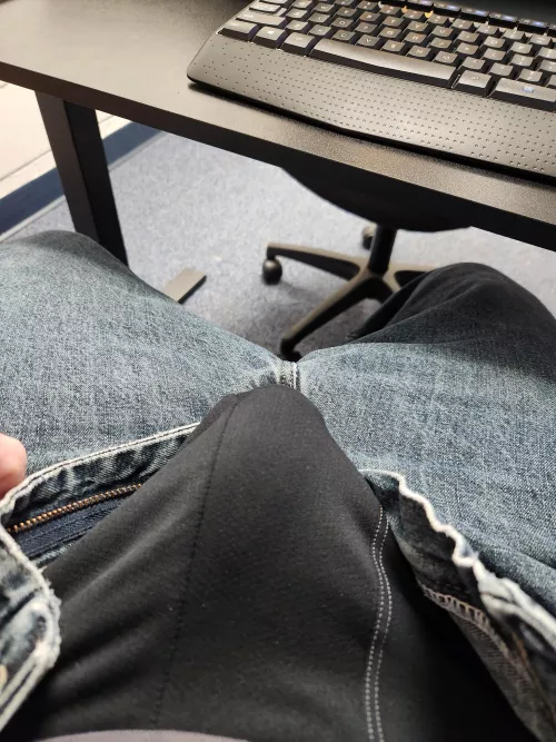 What would you do if you walked into my office and saw me like this