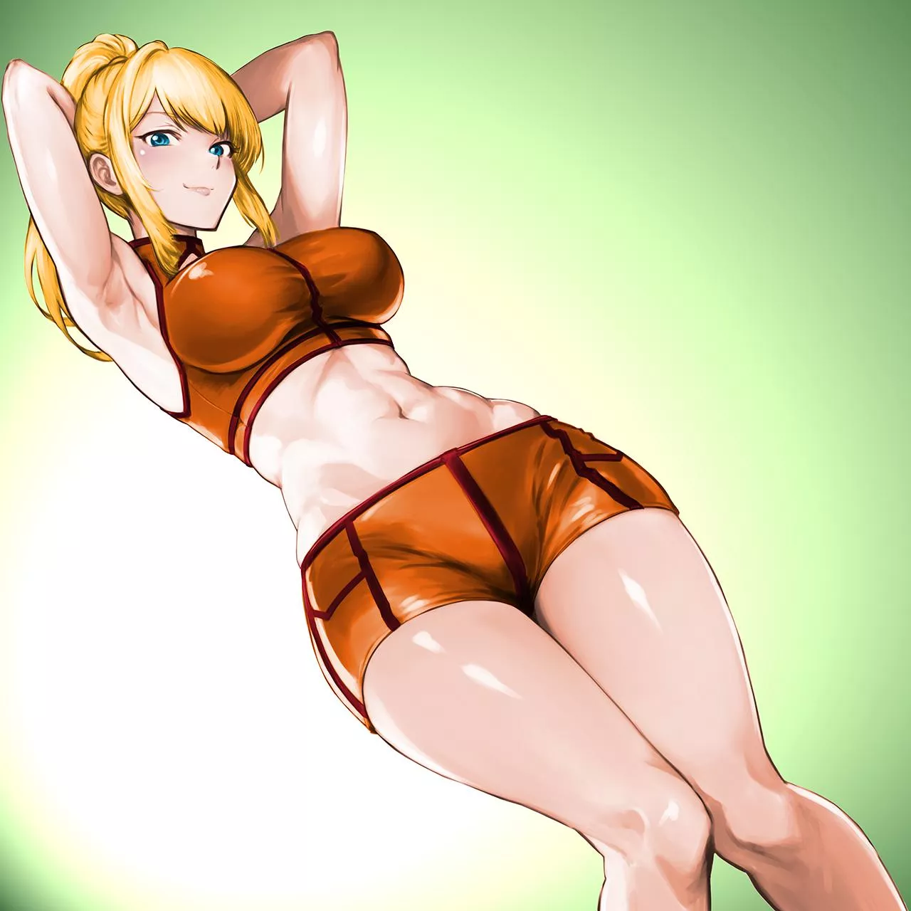 Zero Mission Samus Aran artwork by (minamoto80486)