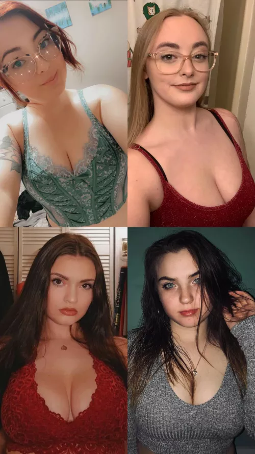 [4] girls send you snaps in low cut tops, who are you responding to?