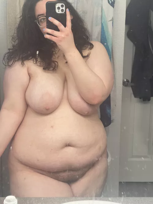 All soft with messy hair