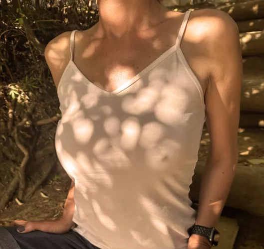 Are we even allowed to be braless in public? Had a few stares ...