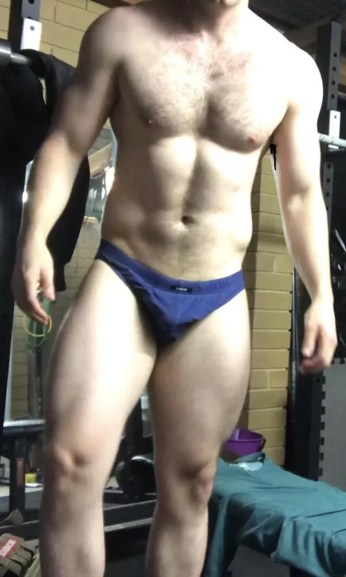 Best part about working out at home…