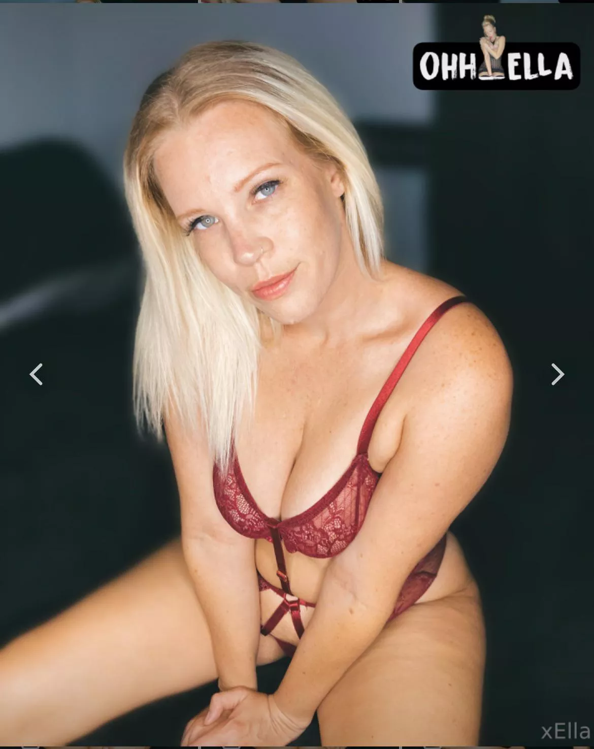 Blue eyes to go with the blonde hair