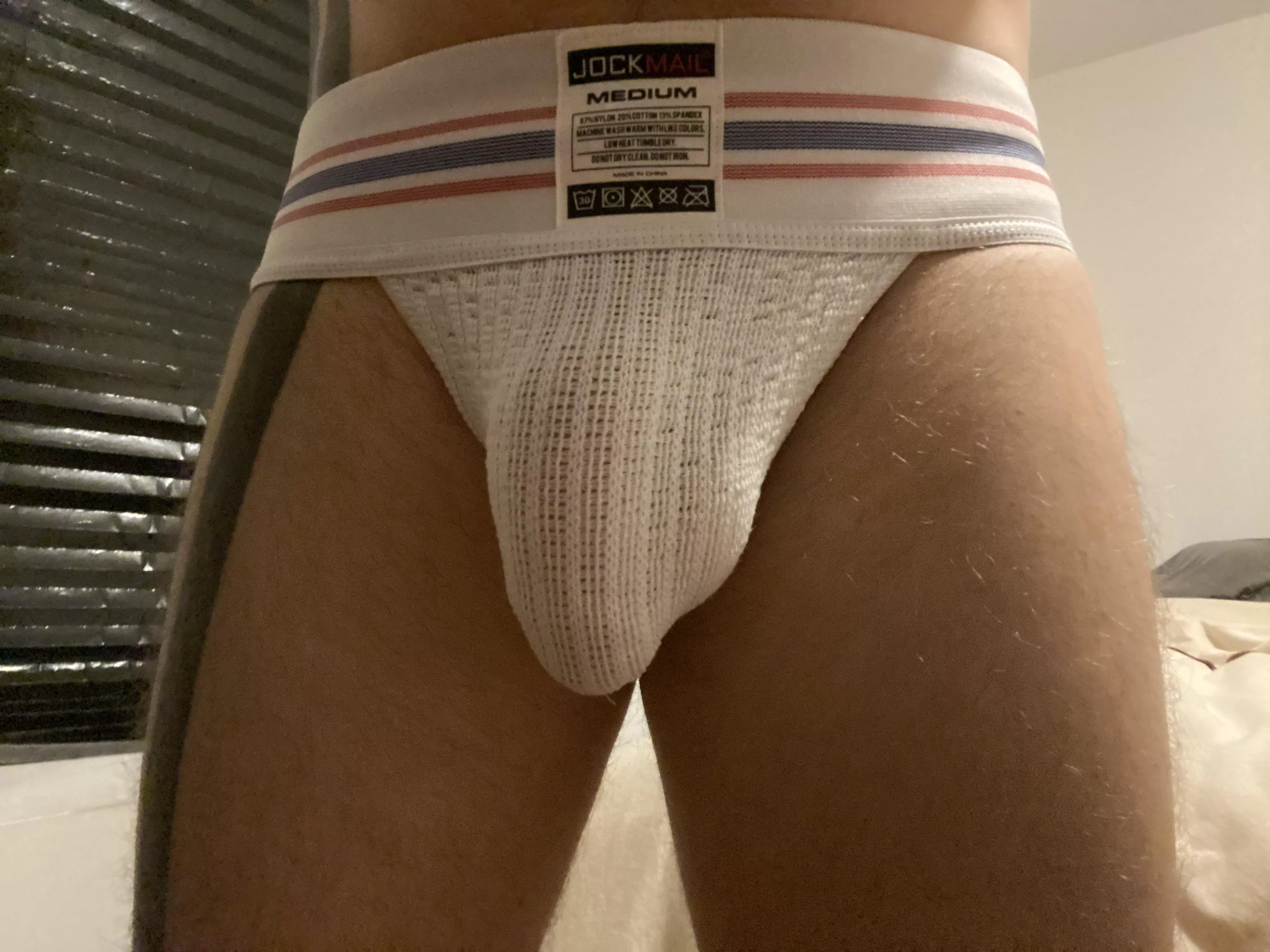 Bulging in jockstrap