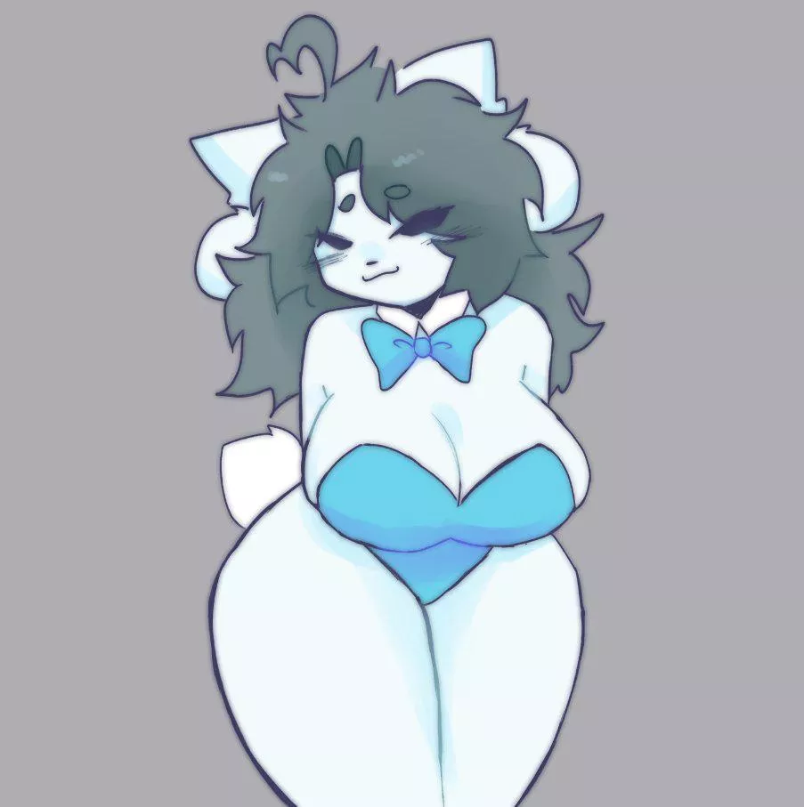 Bunny [temmie] but artist forgot bunny ears