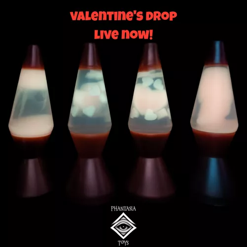 Check out our Valentine Heart Lava Lamp butt plugs!