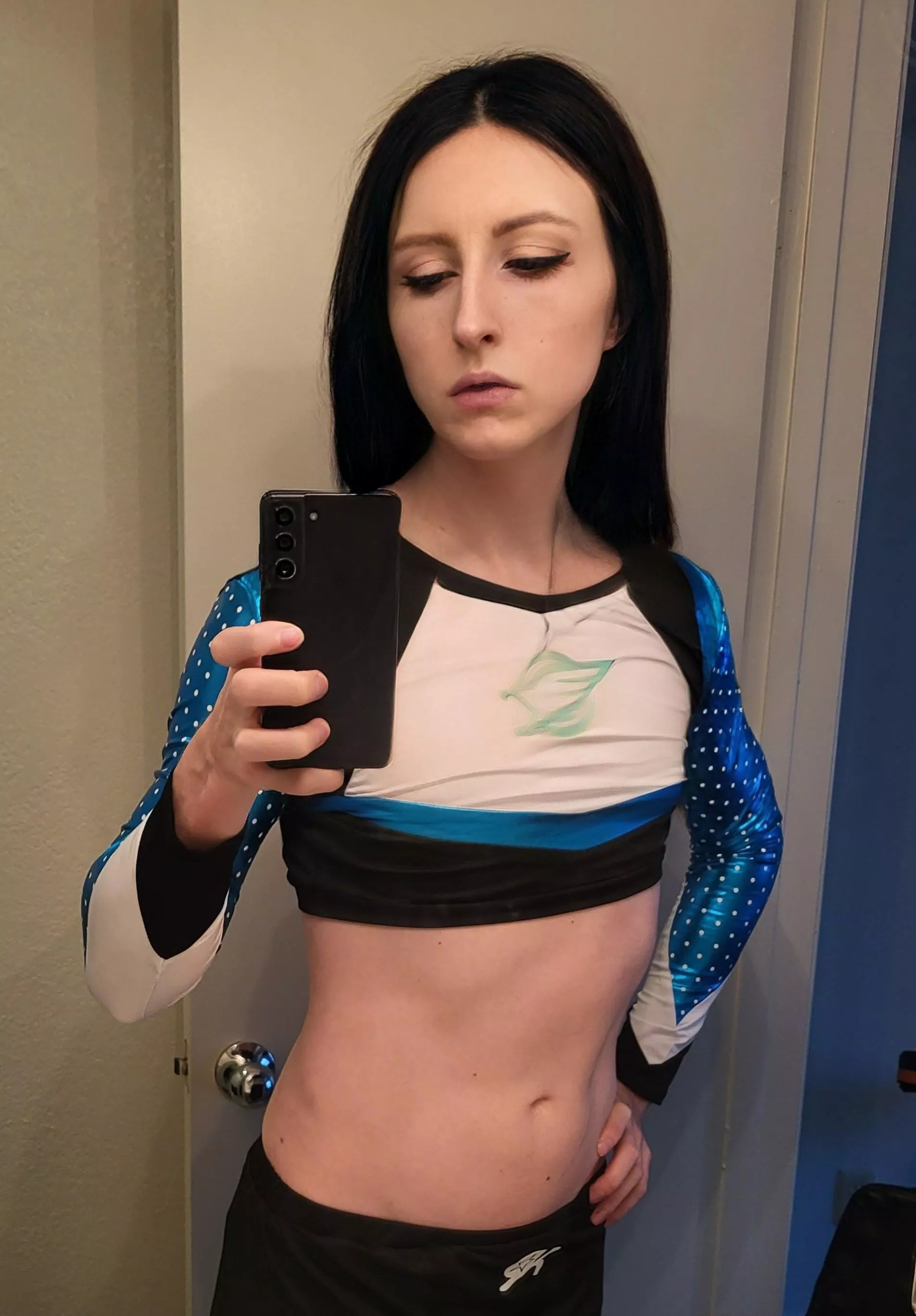 Cheerful but not happy about it