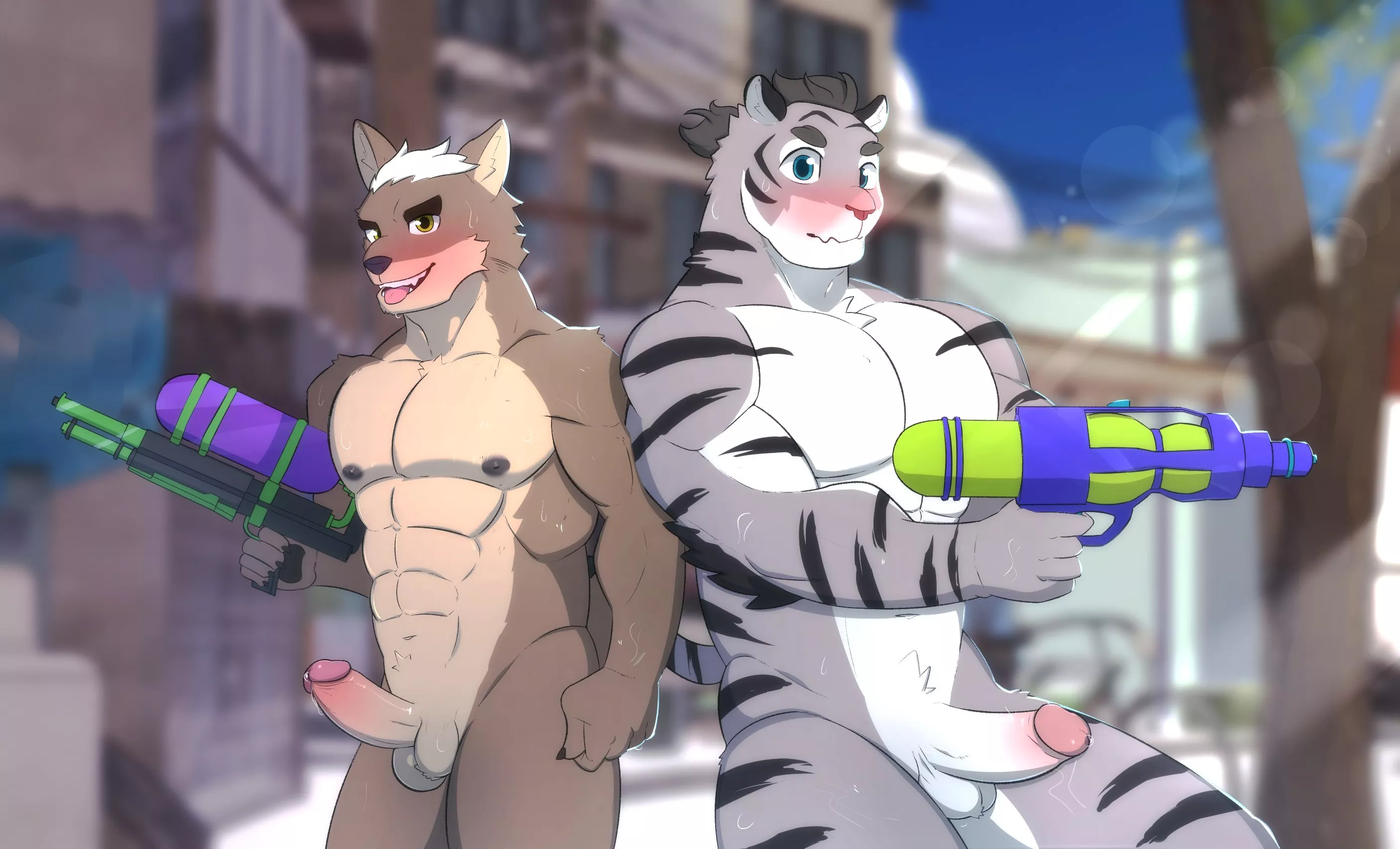 (@drops_sweat) Pew Pew 🍆💦🔫