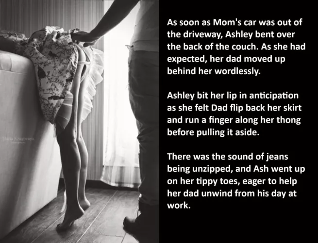 [F/d] Ashley knows what dad needs when mom is gone..