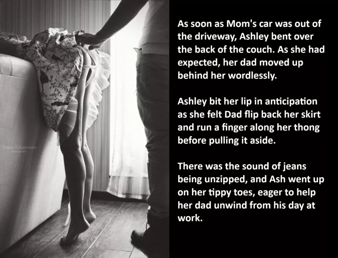 [F/d] Ashley knows what dad needs when mom is gone..