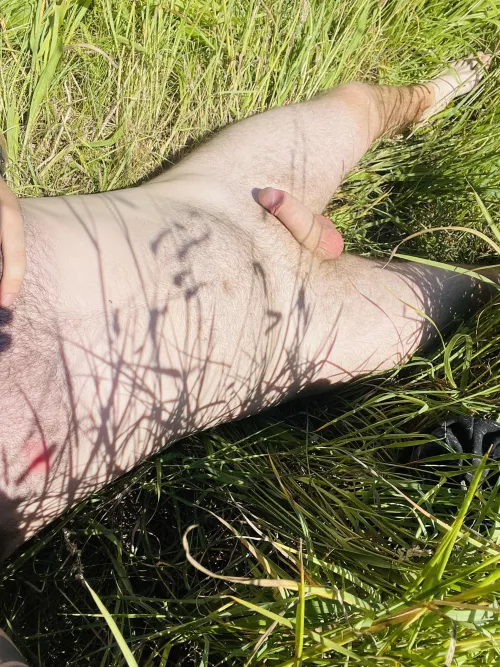 First time nude sunbathing. Would love to go to a nudist beach somewhere 🏖️☀️.