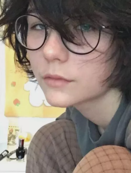 I have been growing out my hair and painting my nails black recently :)