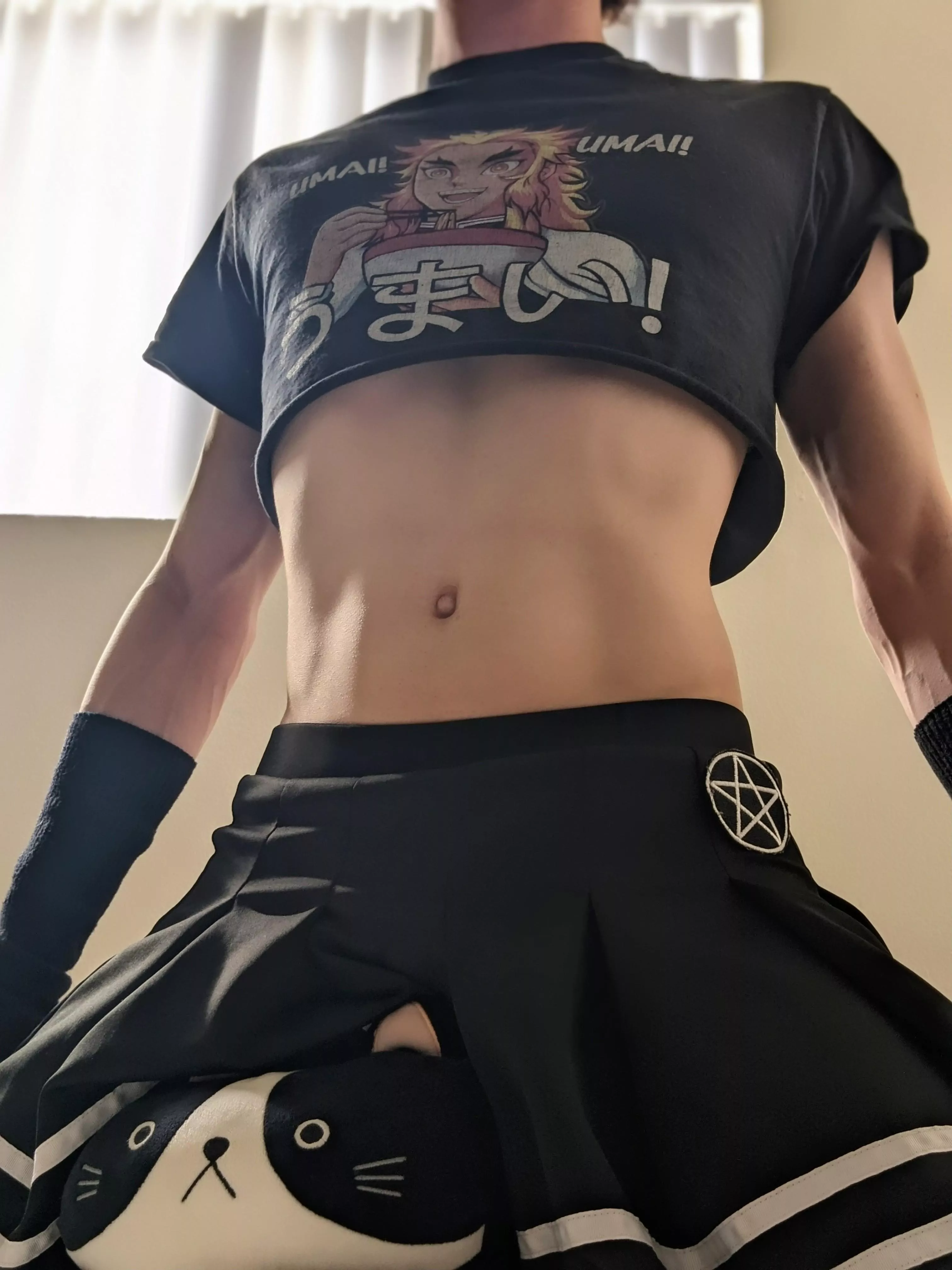 I love homemade crop tops!