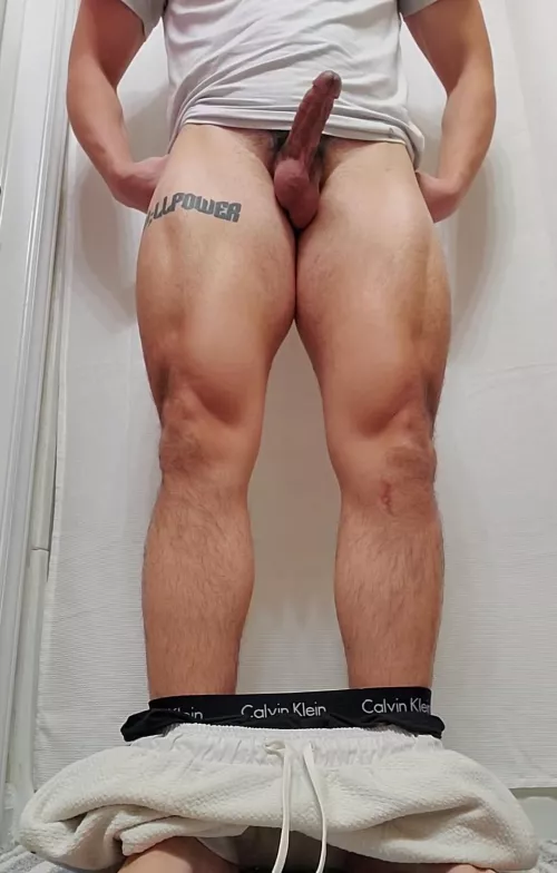 I trained legs today, hows my pump look?🦵