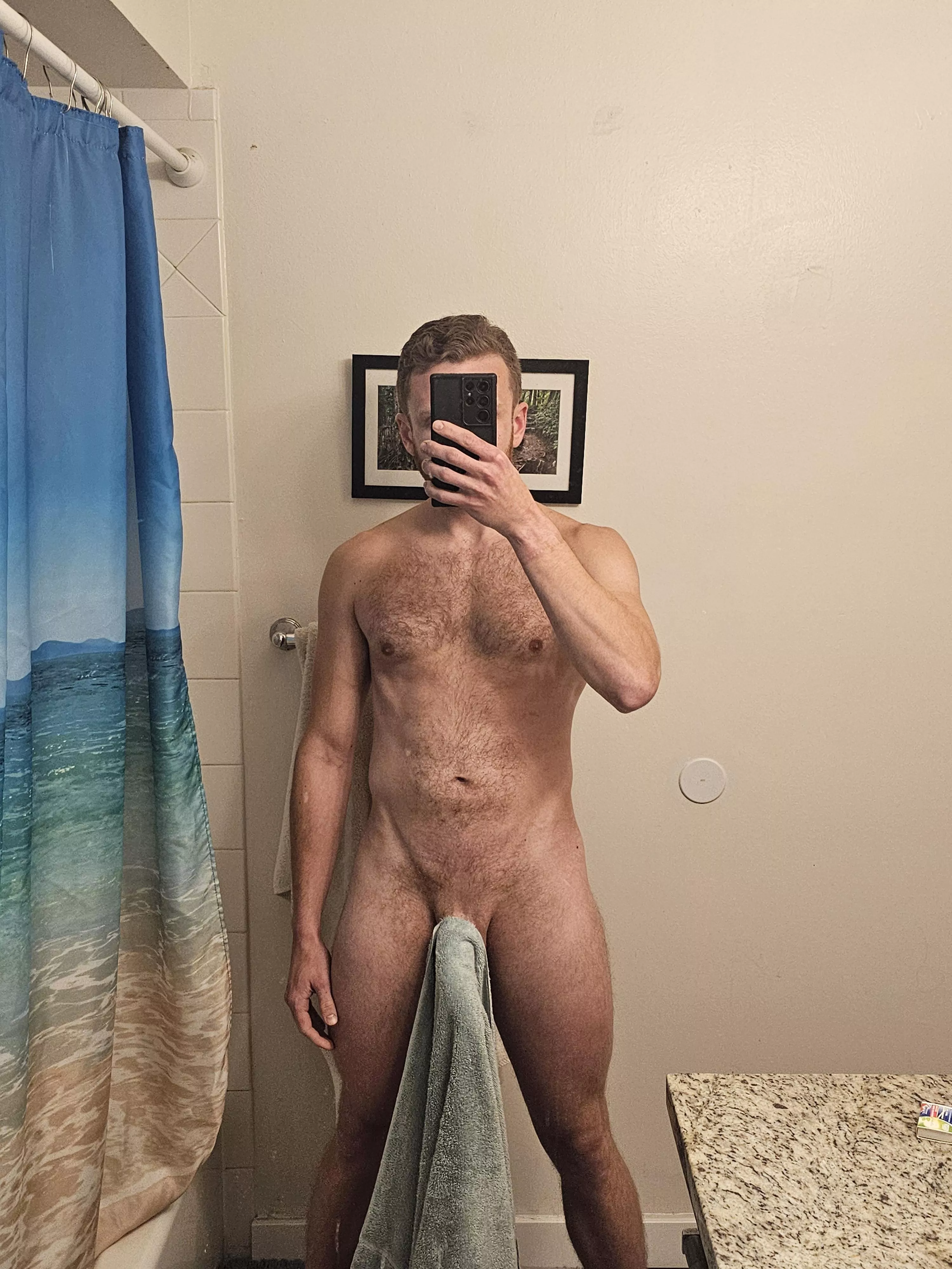 I tried to take my towl off