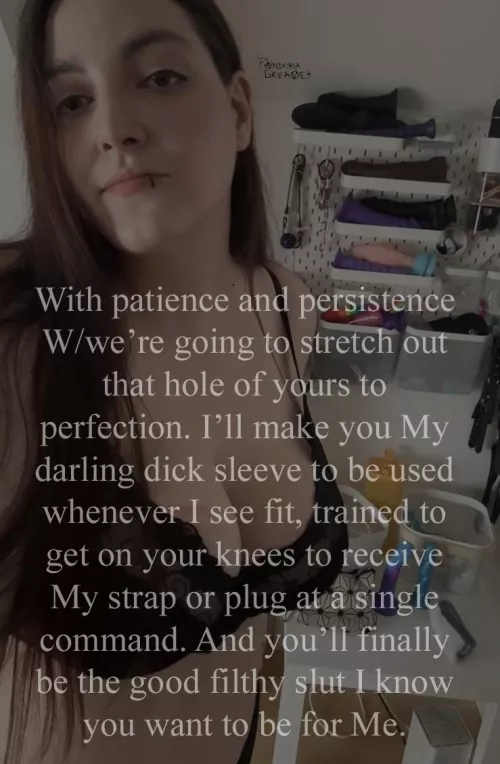 I’ll make you into the perfect little fuck puppet 😈