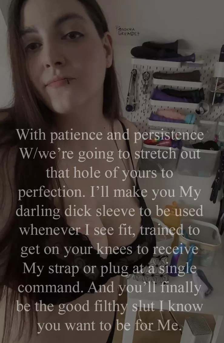 I’ll make you into the perfect little fuck puppet 😈