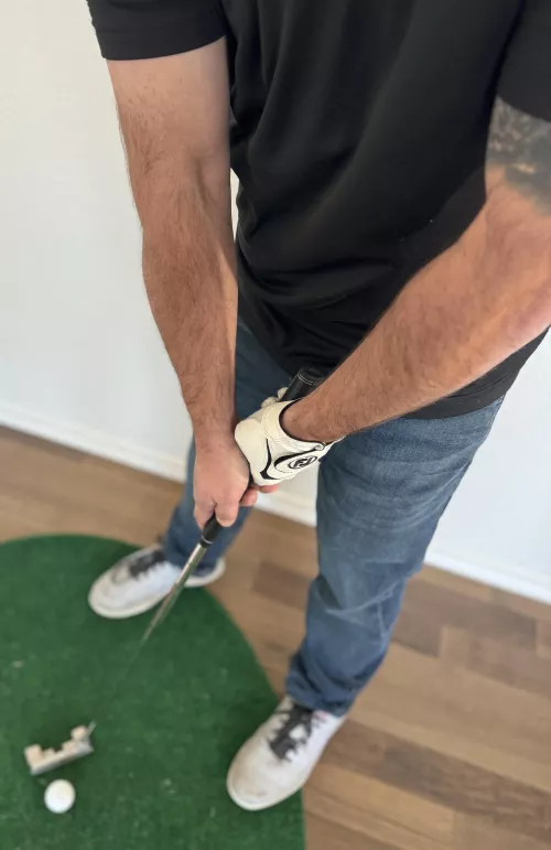 I’m pretty good at putting it in the hole 😏