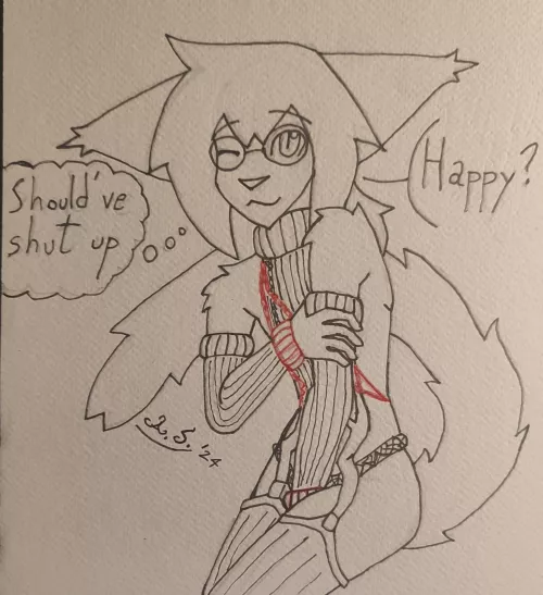 Inked my last drawing !! Thoughts ? Opinions ? (28/01/2024)