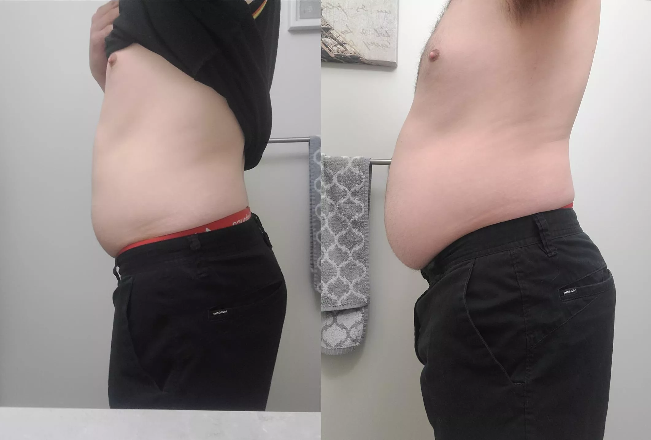 I've been trying to gain the past month. Can you notice?