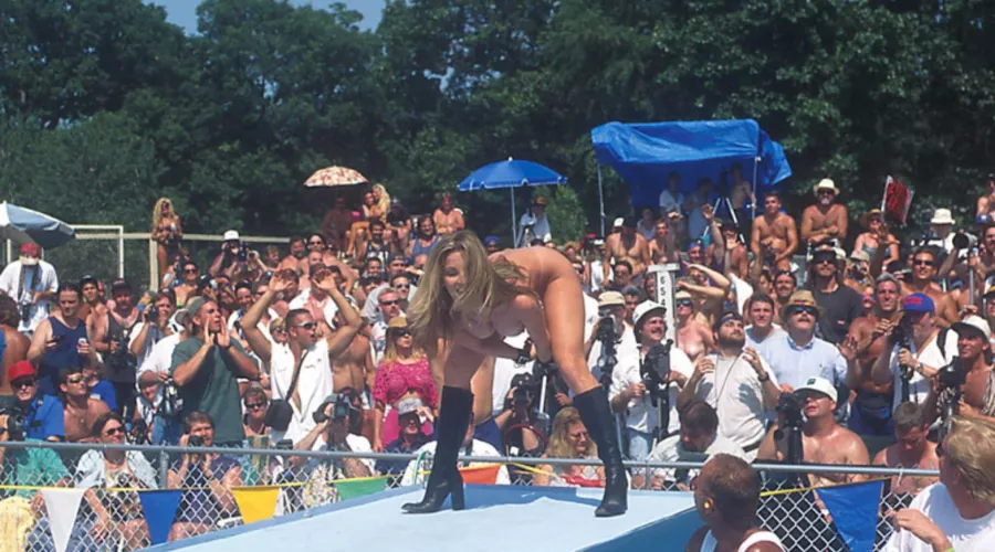 Janine Lindemulder still having some quality time.