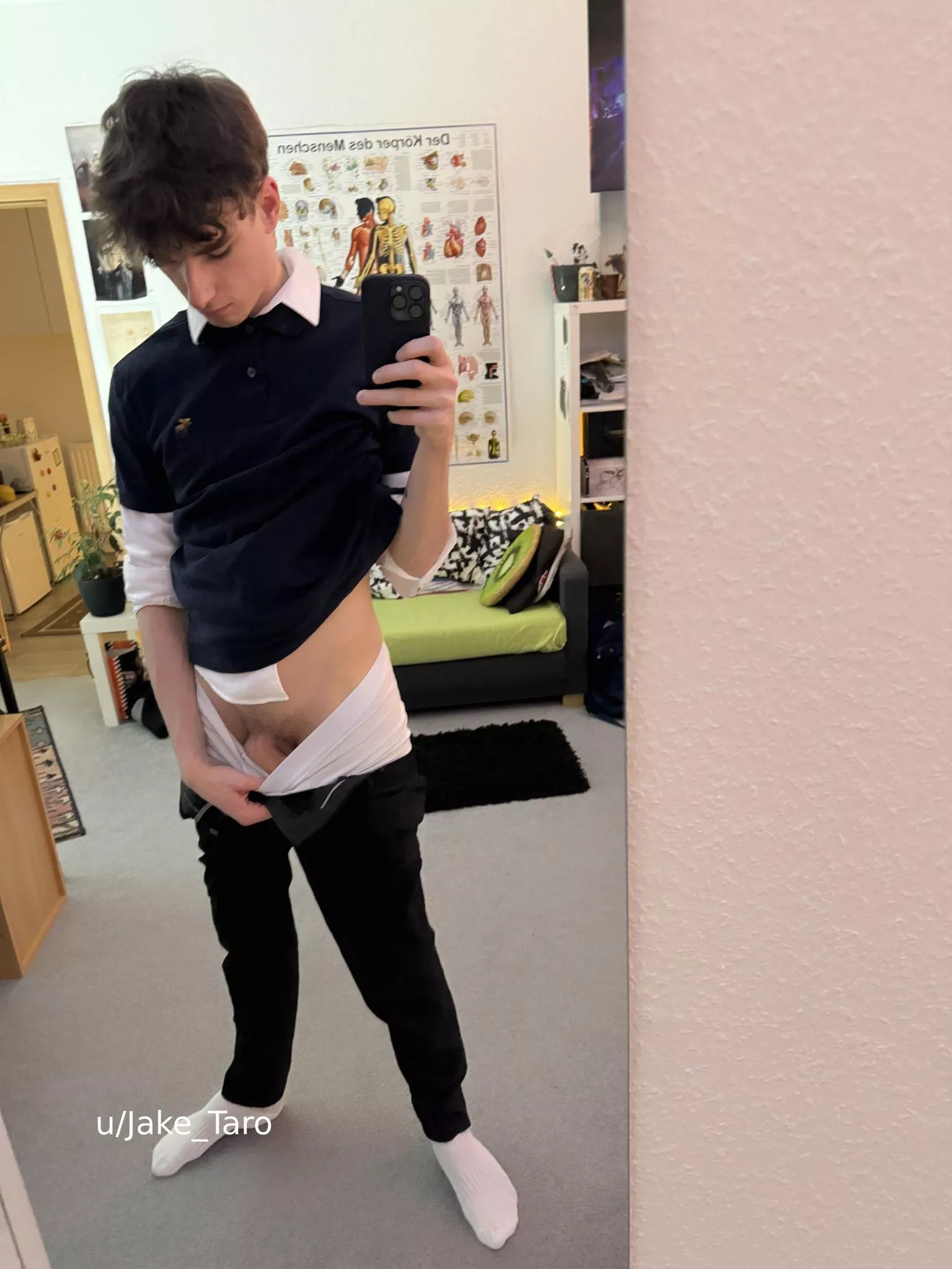 just came back from school, very stressful, now relaxing 👀