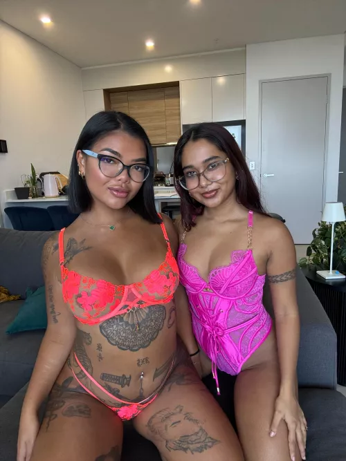 Just two girls wanting ur cum