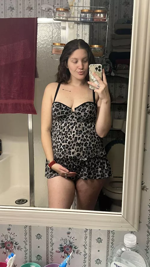 Kiss my belly then my lips