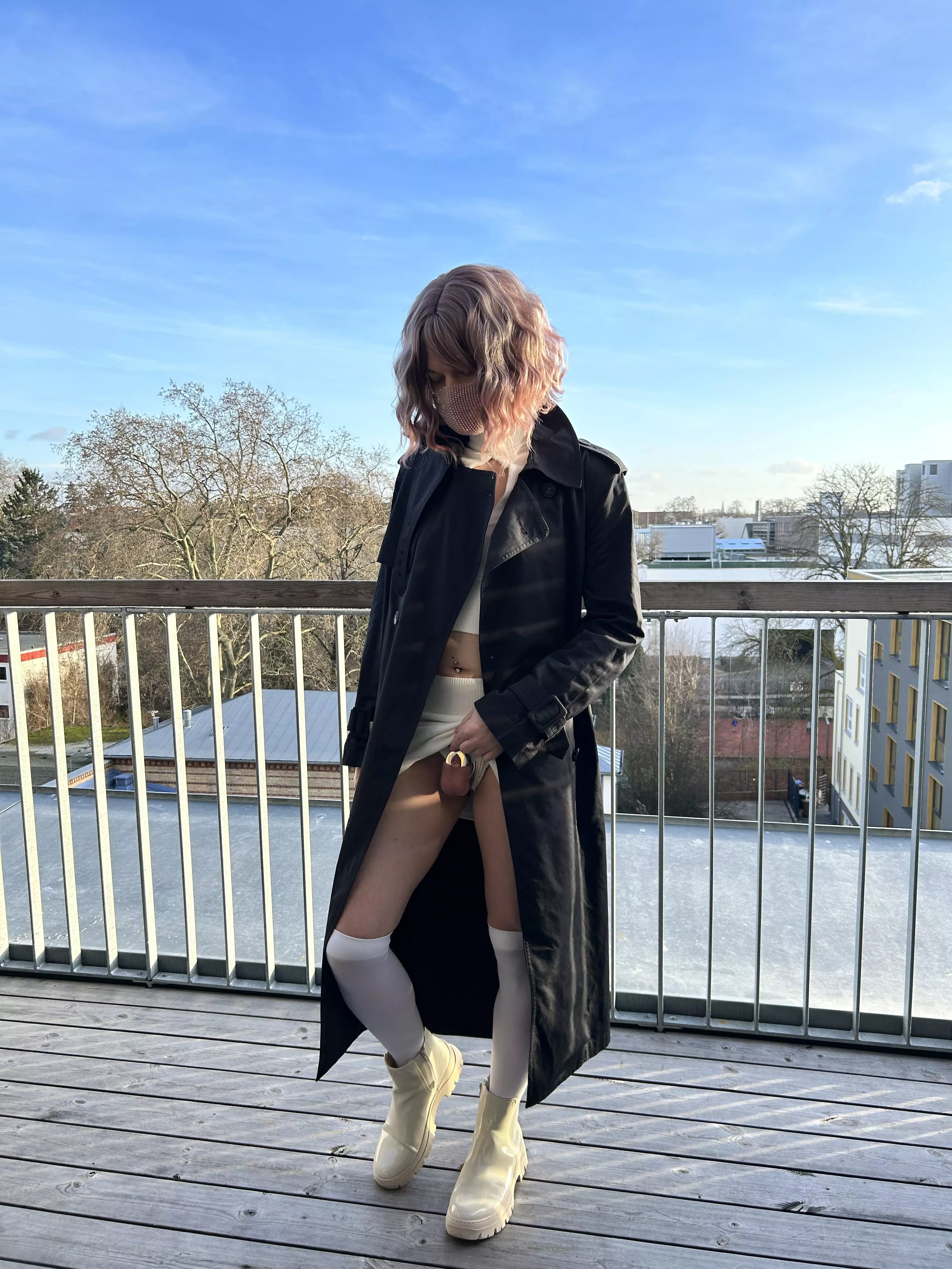 Locked outdoors. My neighbors probably saw me 🤭