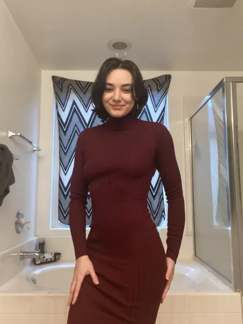 Love how my new dress looks😍