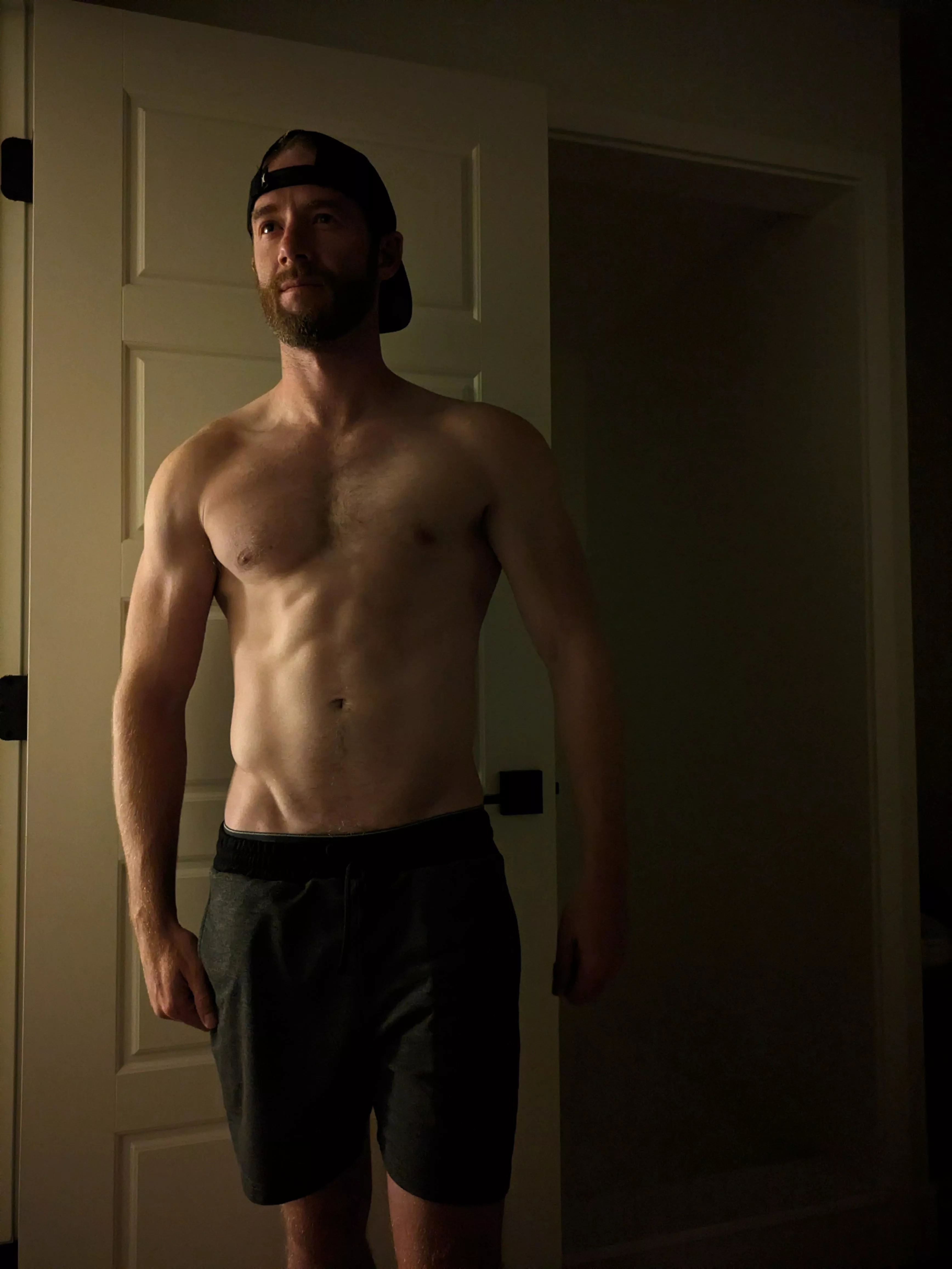 M28 growing out the beard and body hair