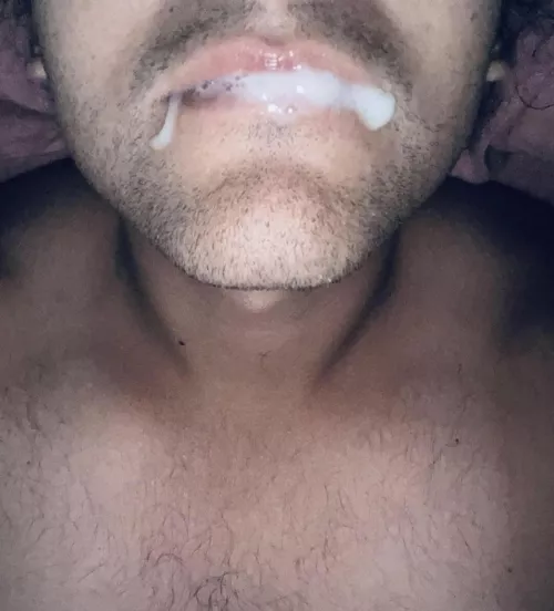 My face after my roommate challenged me to truth or dare. He said I lost but I think I won?