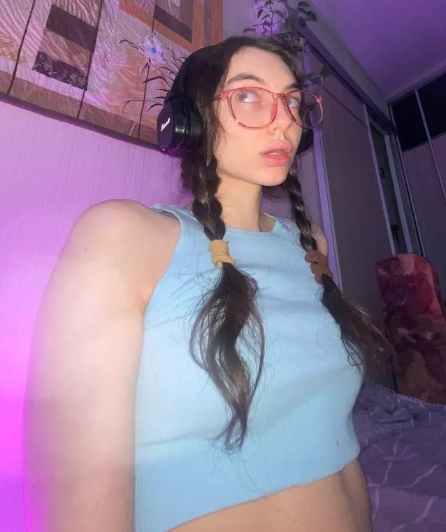 My Fav croptop looks freat in neon light