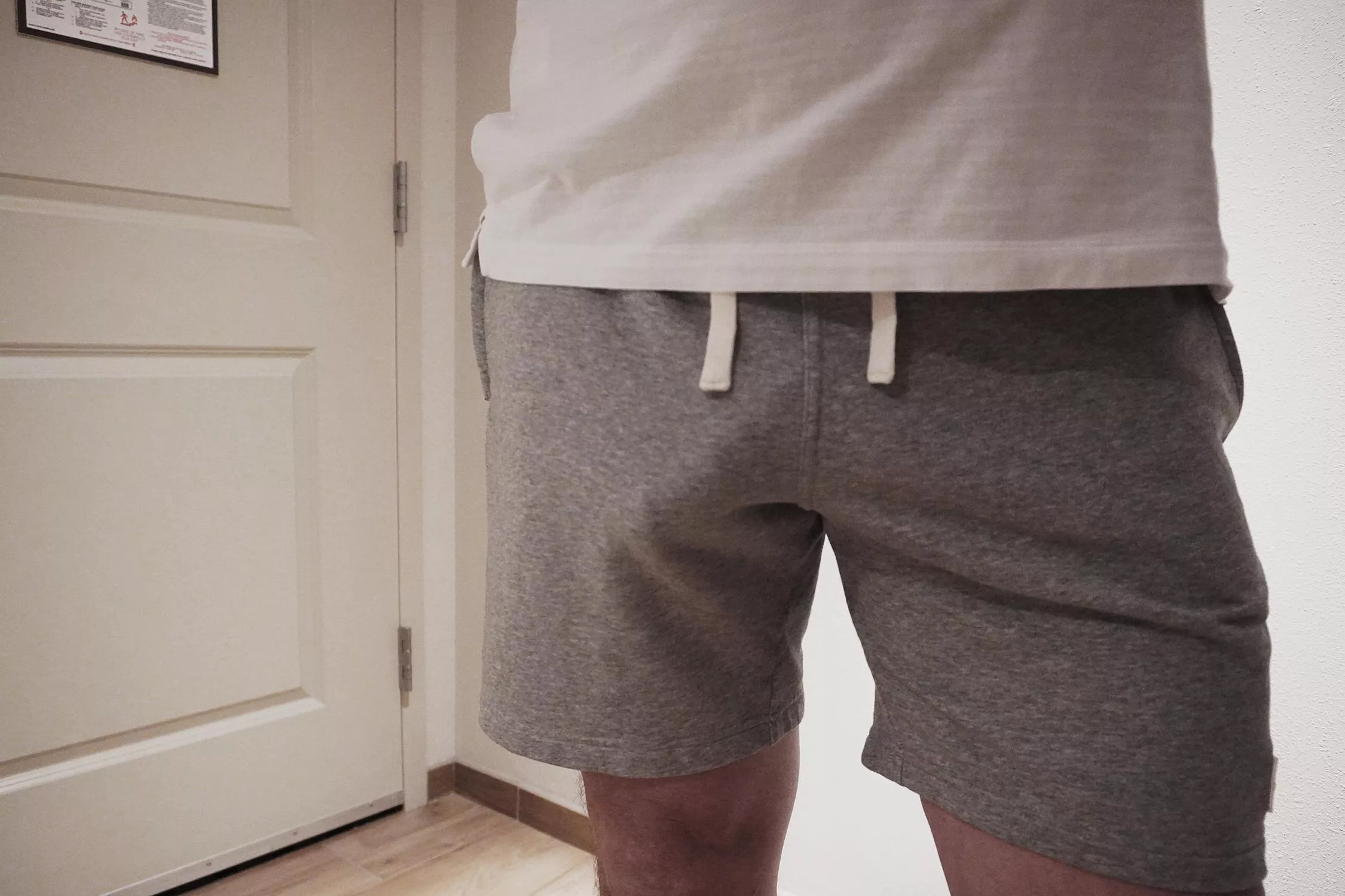 My hotel has a fitness center - but I don' think anyone will notice I forgot my jock