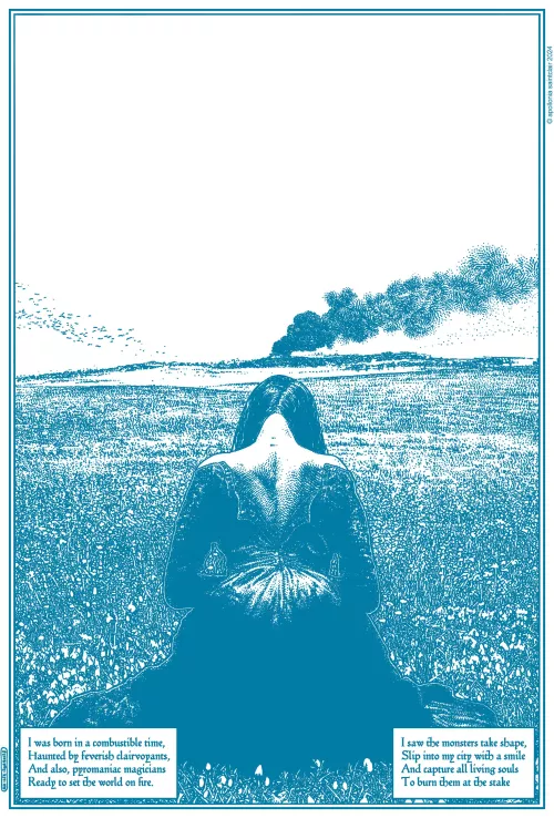 Notre Dame of the ruins by Apollonia Saintclair