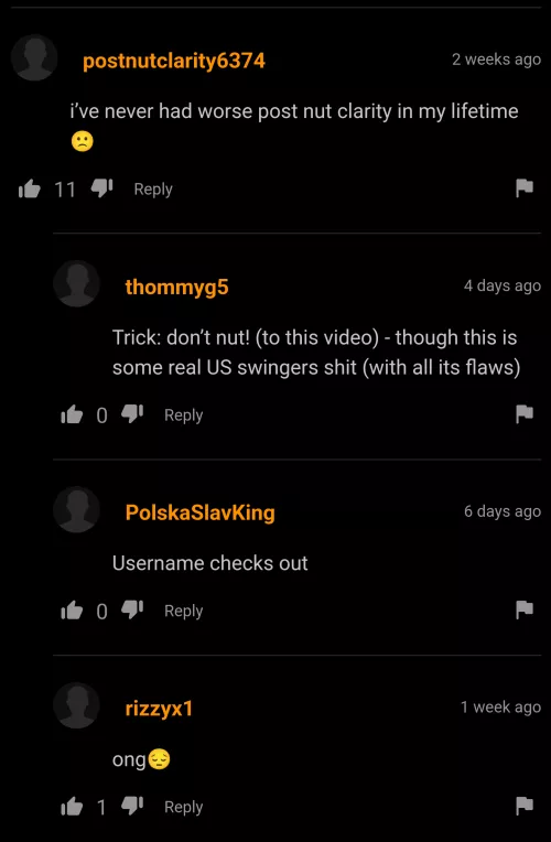 post nut clarity sets in