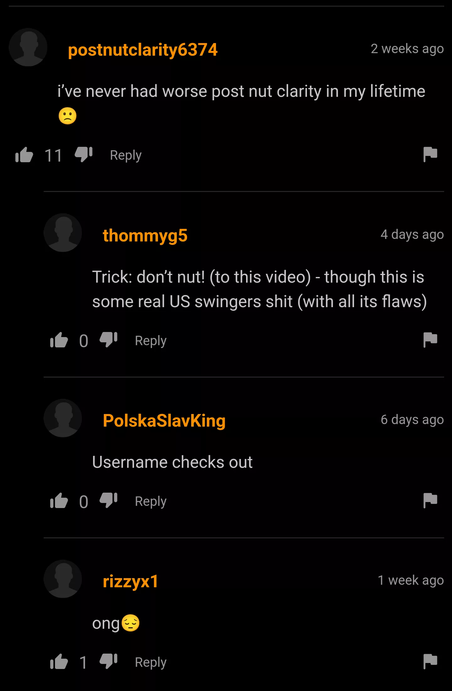 post nut clarity sets in