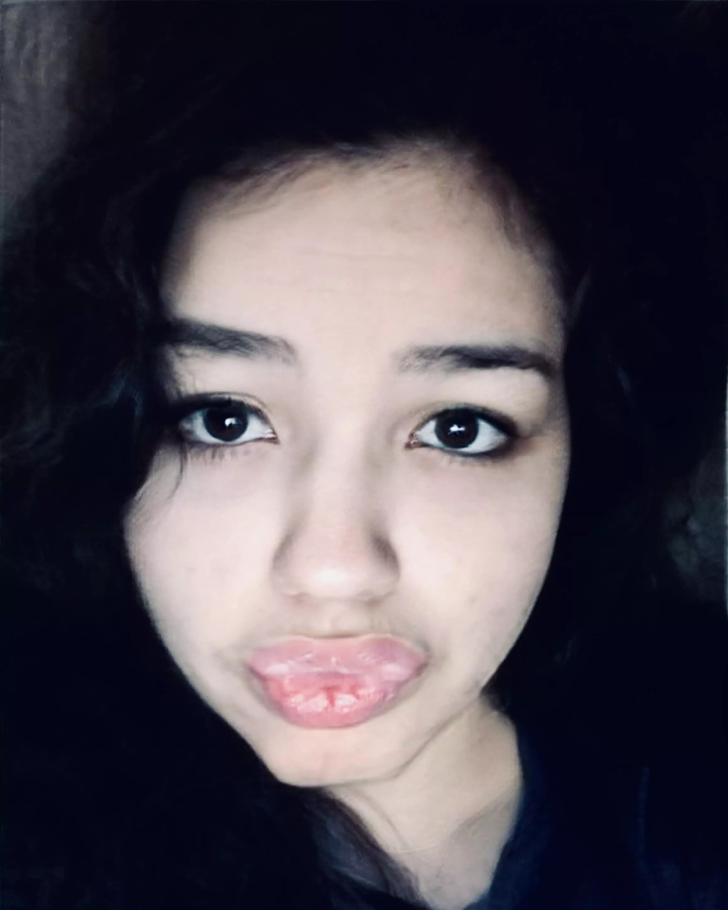 Say one word about my face