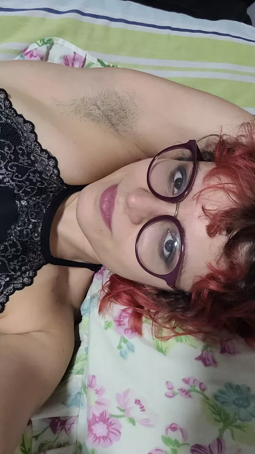 Should I let it grow more? I think hairy pits are cute sometimes