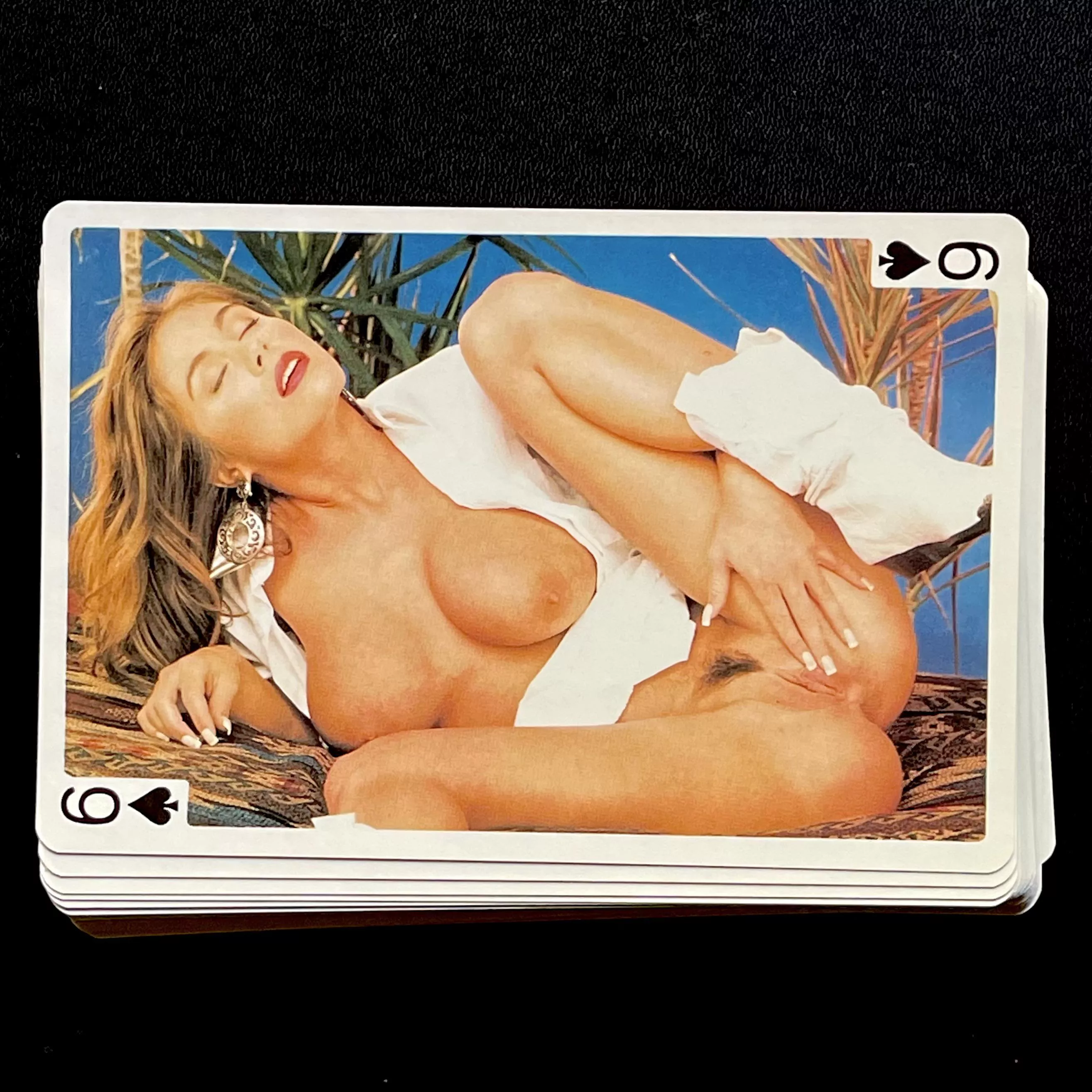 Six of Spades (Oversize Playing Cards 1980s)