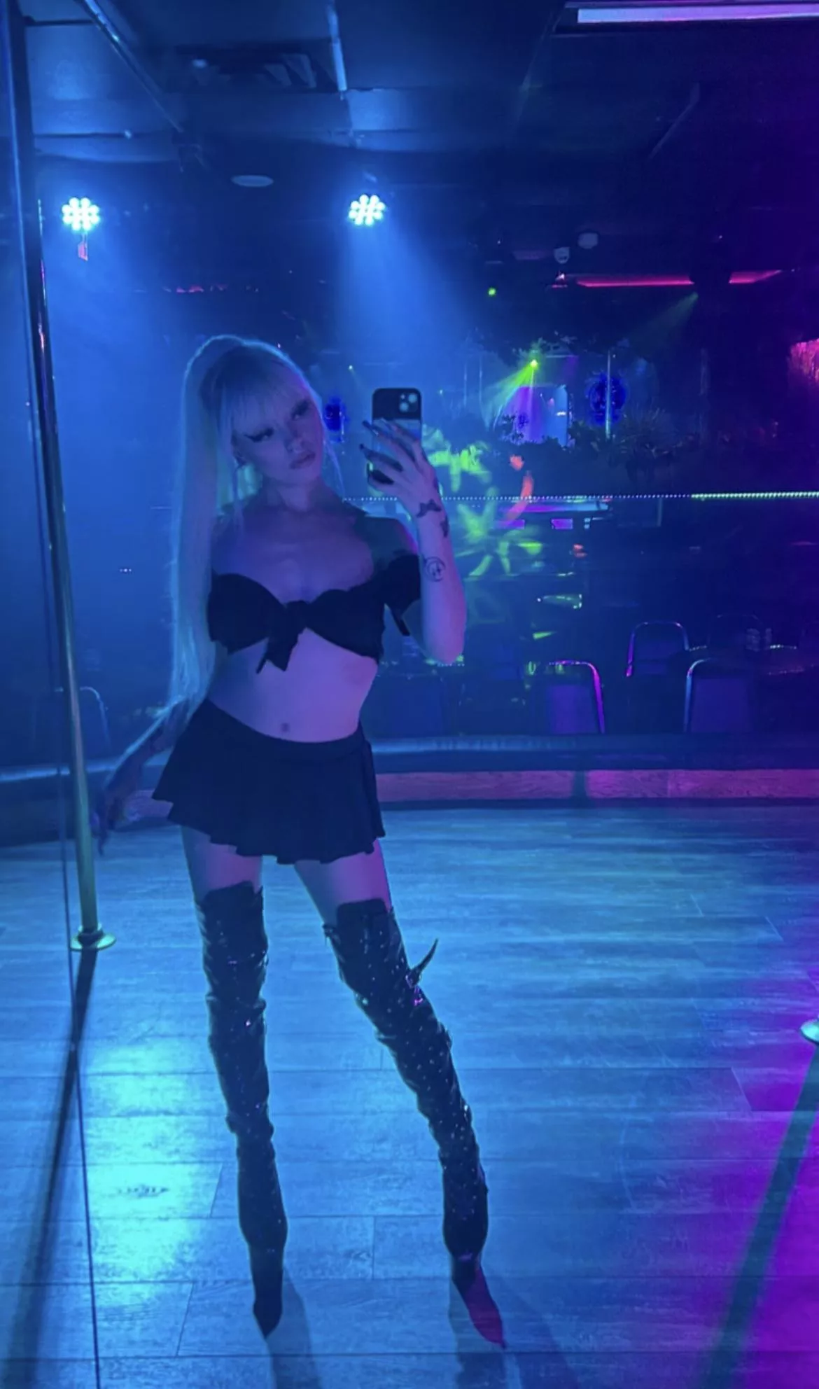 stripper thigh highs