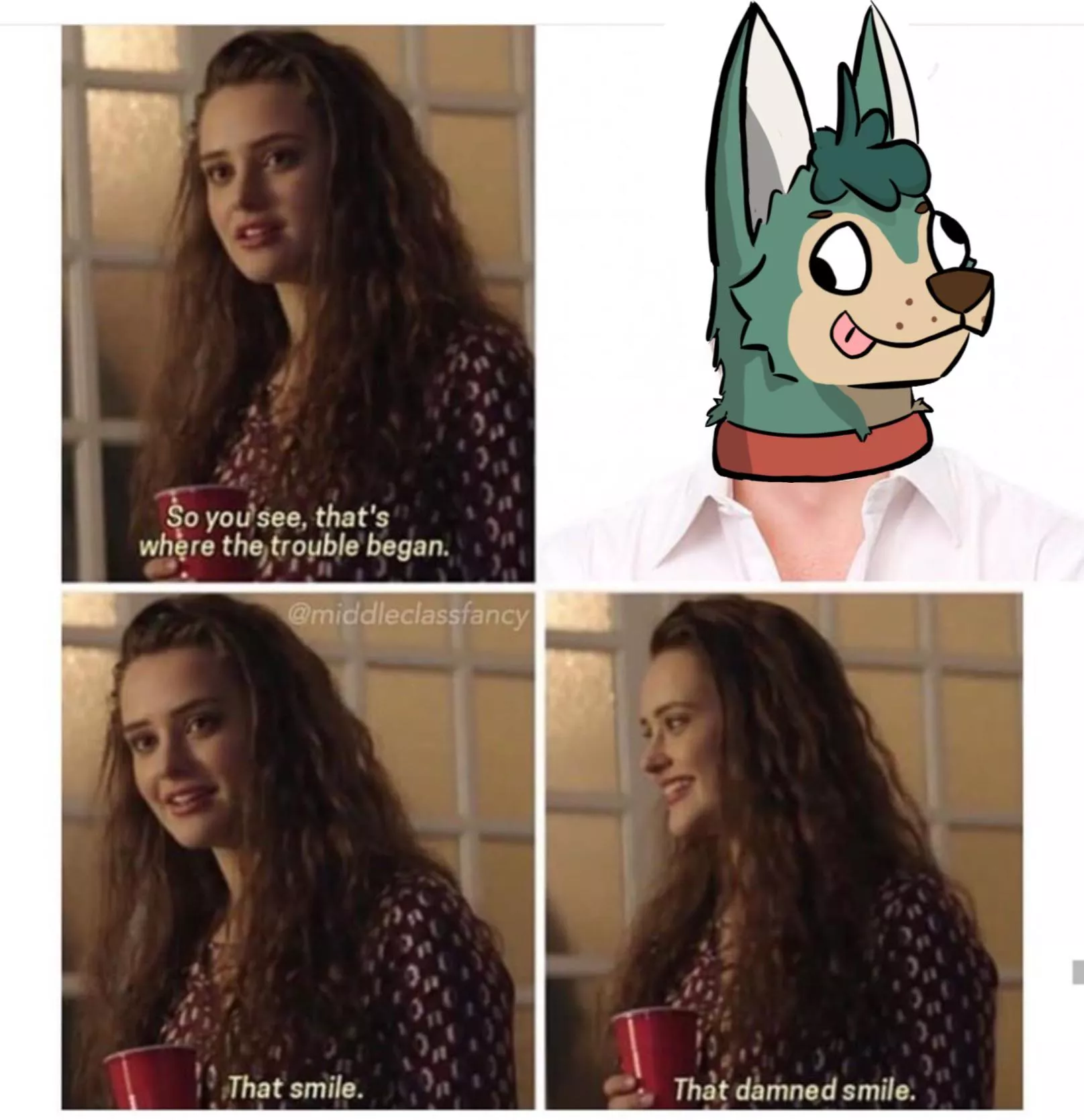 That smile… (art by me)