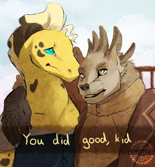 You did good, kid. (Art by me)